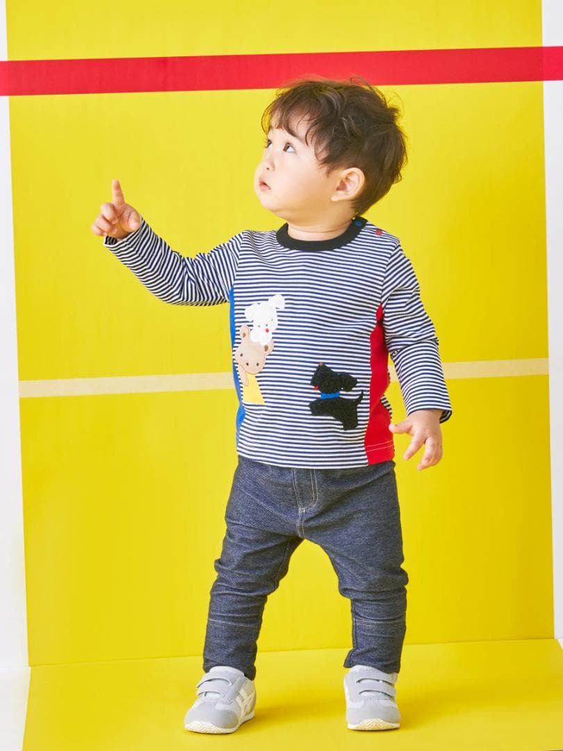 【新品 未使用】 familiar ファミリア 長袖 トップス 80cm ロンT