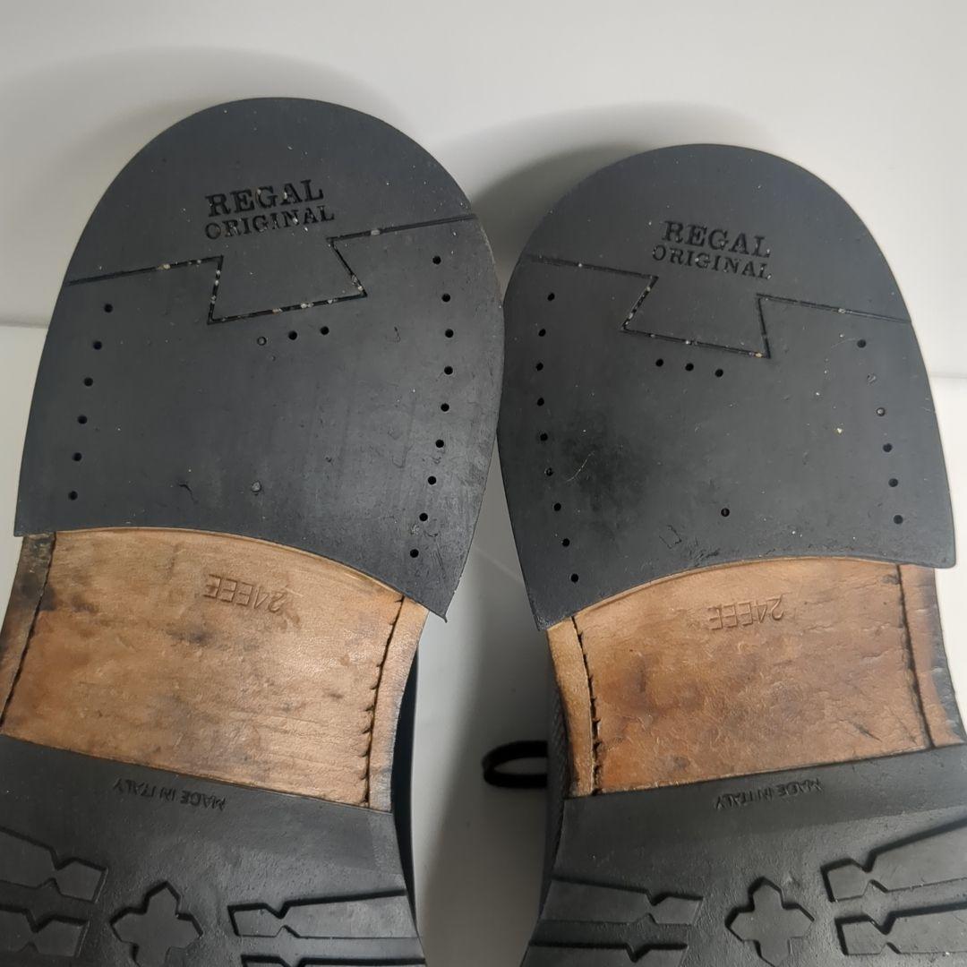 【美品】名作 REGALリーガル　W104 インペリアルグレード プレーントゥ