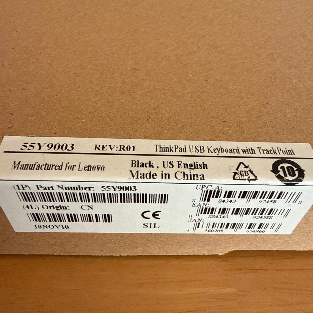 ThinkPad USBキーボード 55Y9003 英語版(US配列)