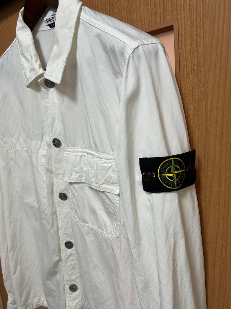 Stone ホワイト ミリタリージャケット