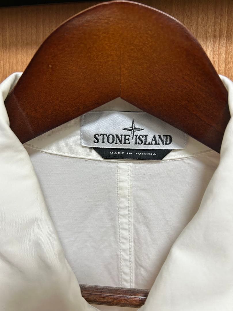 Stone ホワイト ミリタリージャケット