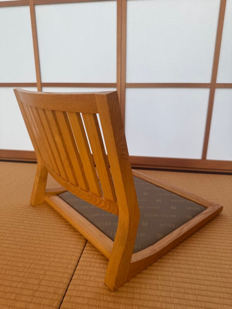 『ふくさん専用』WISE WISE 無垢材AKI座椅子2脚セット