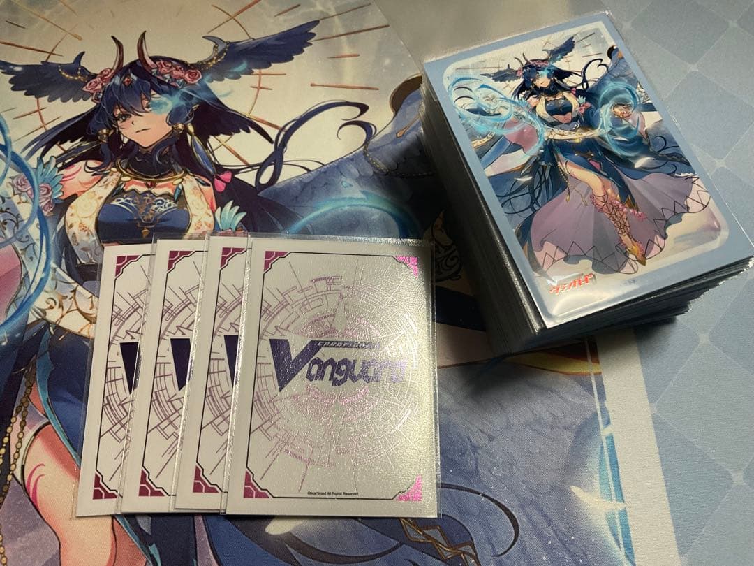 バヴサーガラ・アークシャイアデッキ　プレイマット　スリーブ付き　ヴァンガード