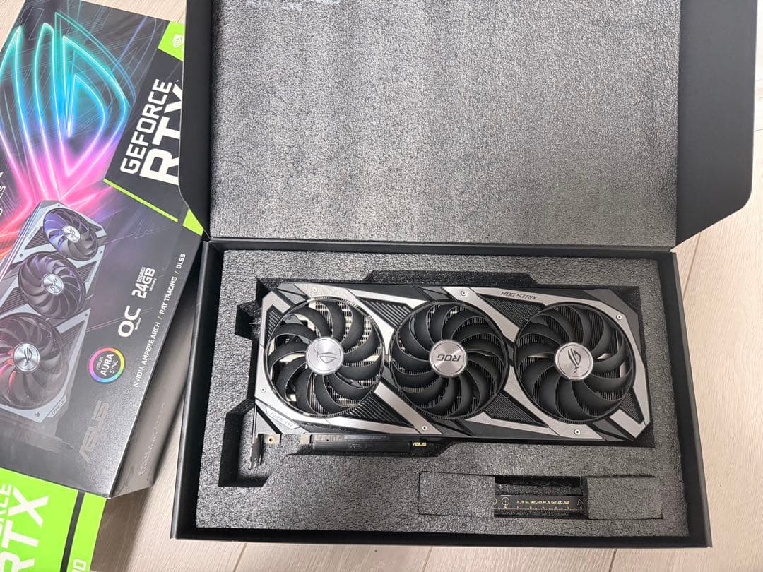 【美品】ROG STRIX RTX3090 OC 24GB非喫煙環境