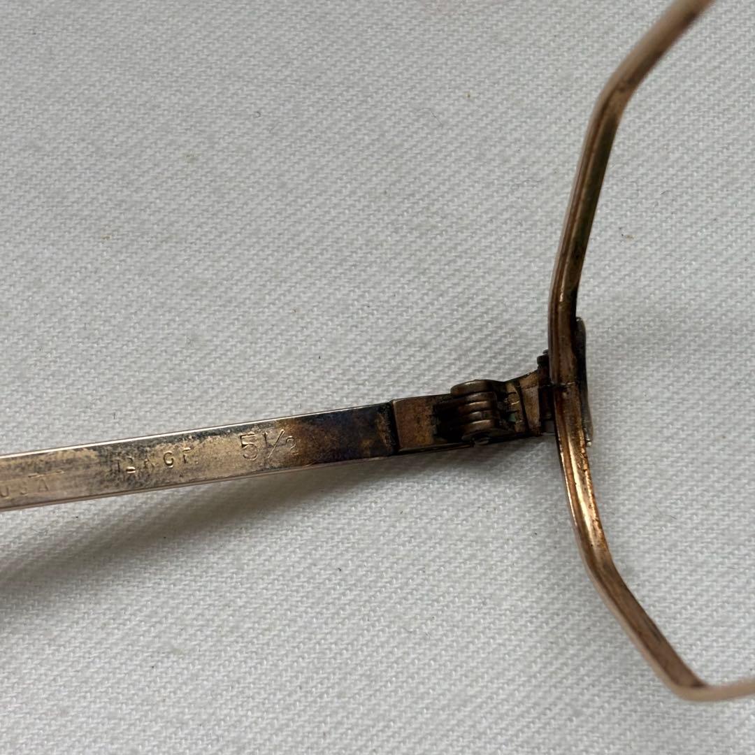 LIBERTY OPTICAL オクタゴン 八角形 メタル 金張 サングラス