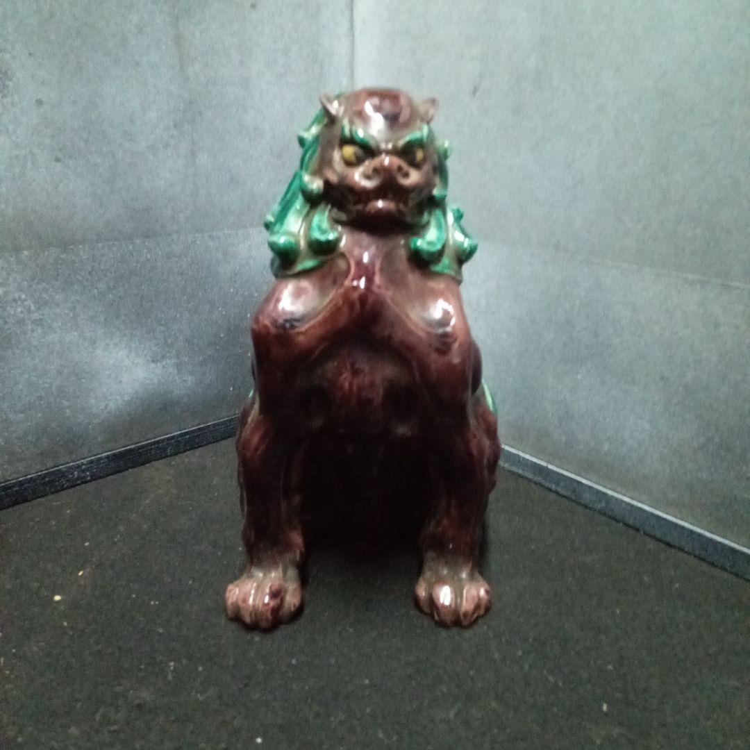 職*k様 狛犬、華中亭道八作、幕末名工、約サイズ高20センチ、横10センチ