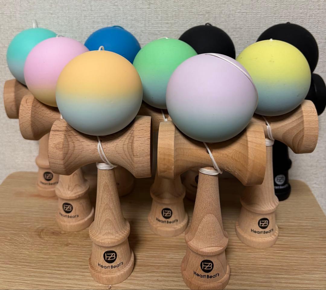 けん玉★パステル/ソリッド/モノクローム 9個セット