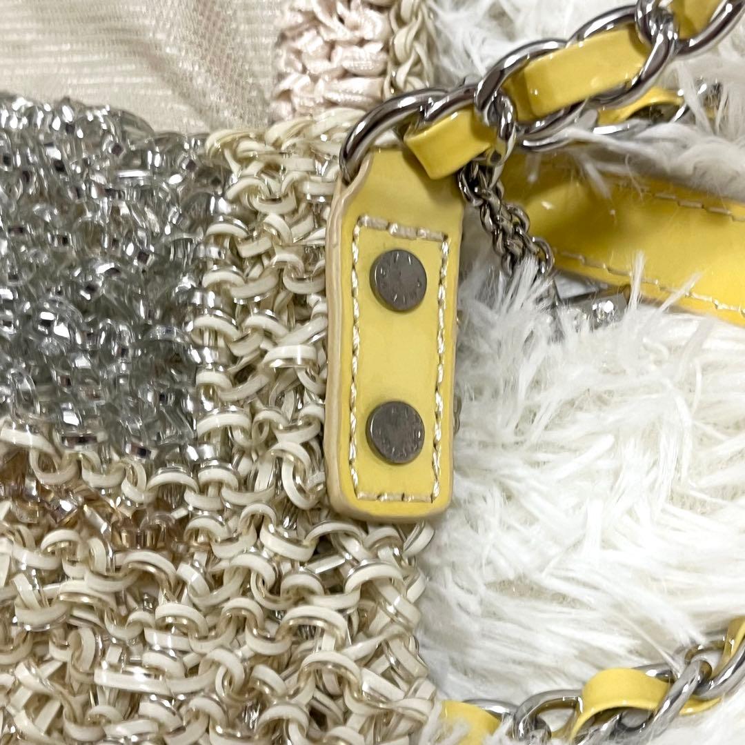 【極美品】ANTEPRIMA ルケットⅡ シルバー ワイヤー　ショルダーバッグ