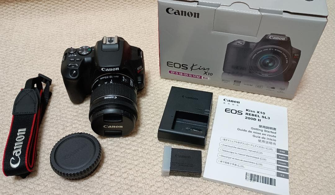 Canon EOS kiss X10 一眼レフ 本体&レンズ