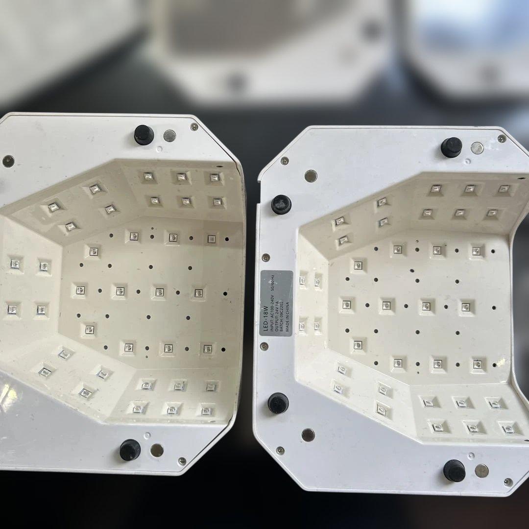 para gel UV/LEDネイルライト　2台セット