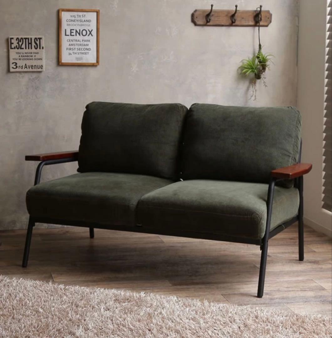 Basquiat corduroy 2人掛けコーデュロイソファ