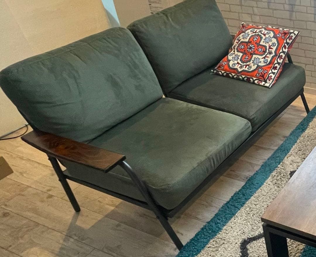 Basquiat corduroy 2人掛けコーデュロイソファ