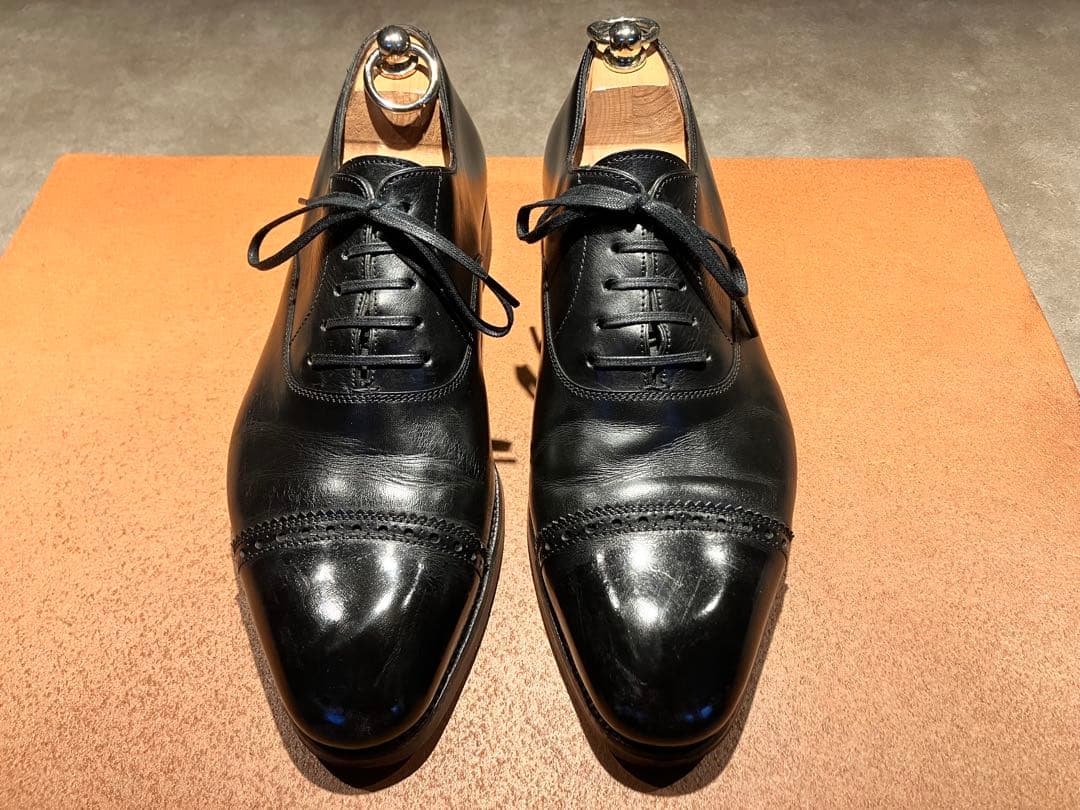 CARMINA カルミナ カルミーナ パンチドキャップトゥ サイズ6 1/2