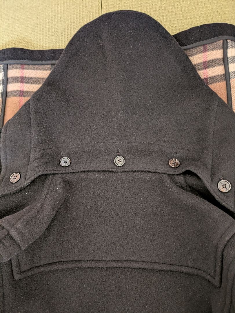 バーバリープローサム　ダッフルコート　イングランド製ビンテージ　黒サイズL