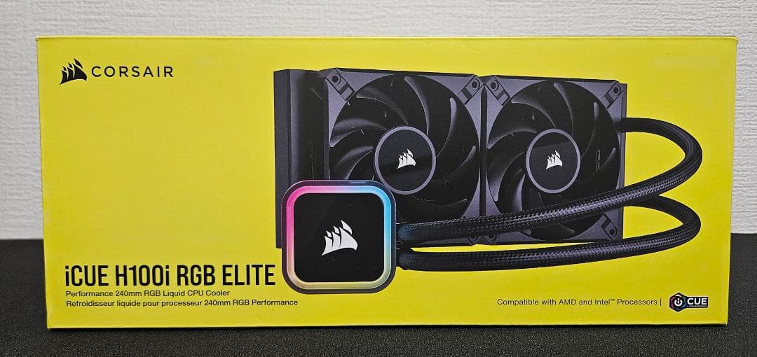 PC用ファン・クーラー Corsair iCUE H100i RGB Elite 240mm