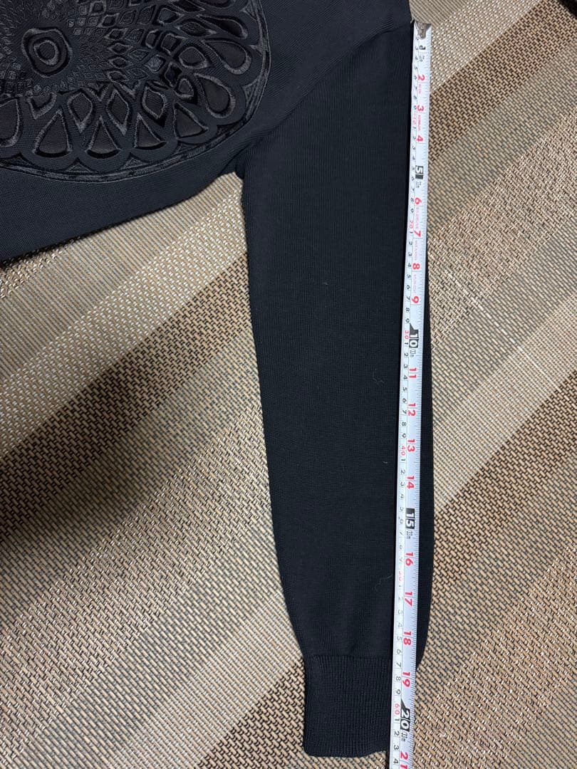 GIVENCHY ジバンシー 17SS ブラックローズニット