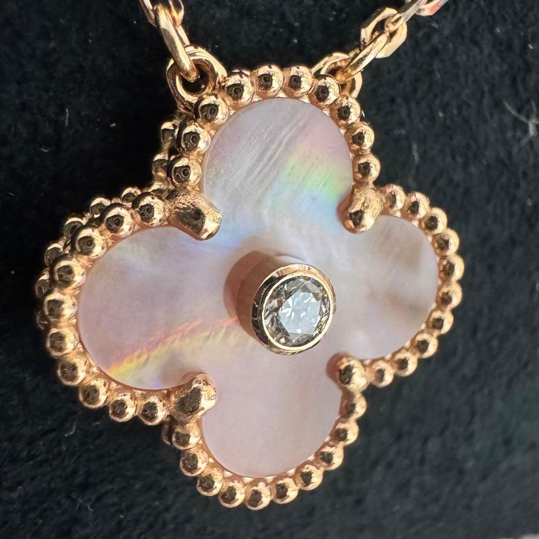 【希少】VCA 2025 ホリデー 20周年 ピンクMOP ネックレス 正規品