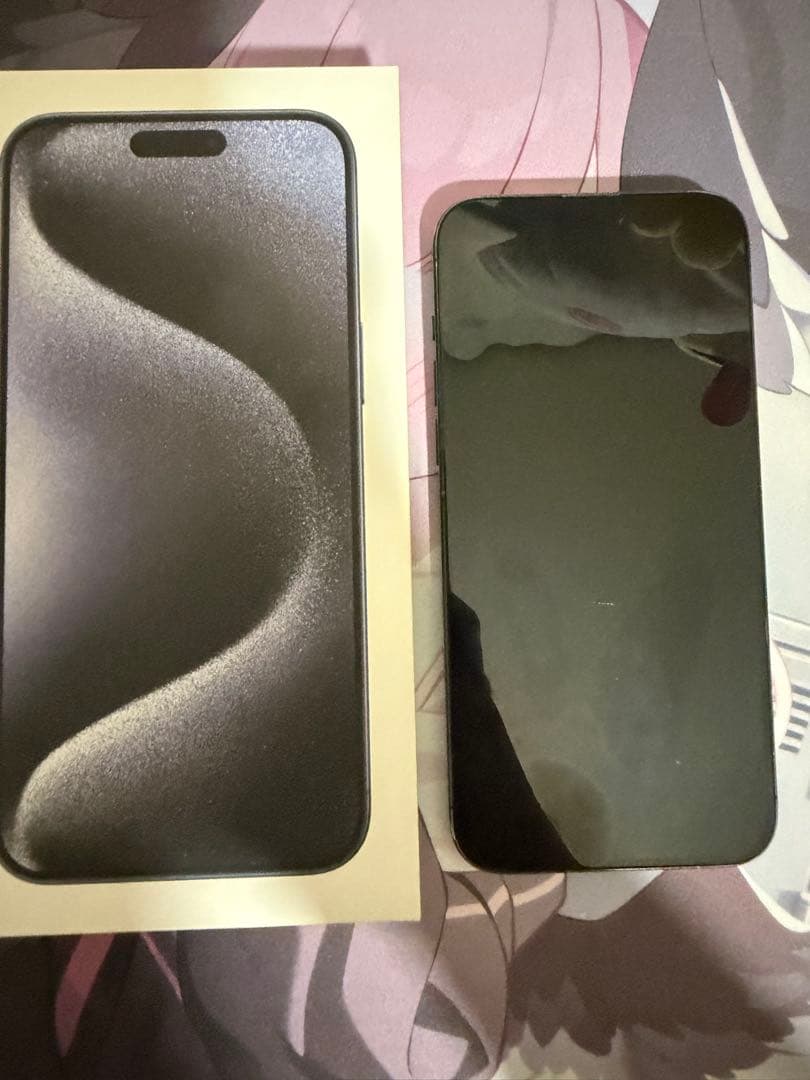 【背面割れあり】iPhone 15 Pro Max 512GB ブルーチタニウム