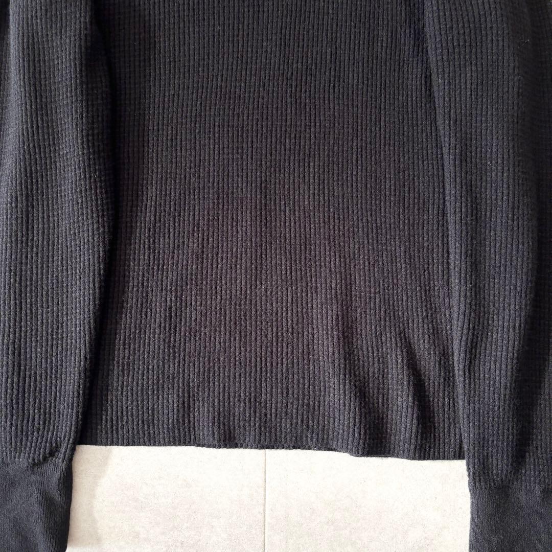 美品✨️RHC ロンハーマン ウールクルーネック リブニット M ブラック 黒