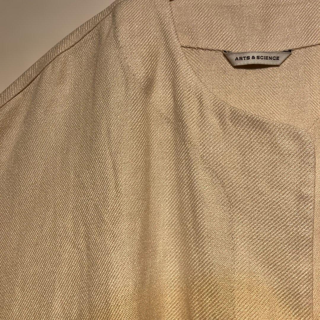 arts&science ノーカラーコート