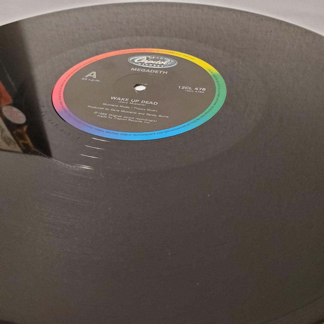 洋楽 MEGADETH WAKE UP DEAD 12inch