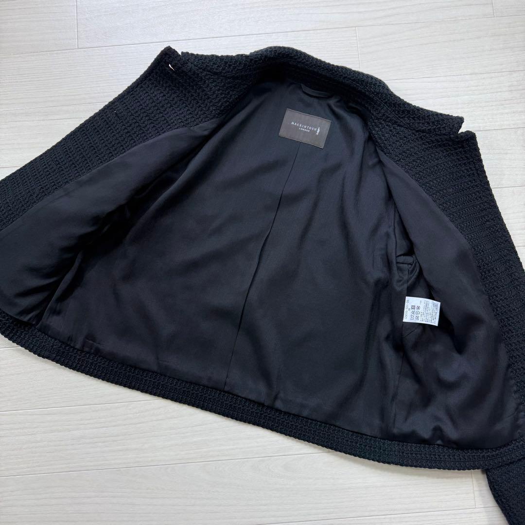 極美品 完売品 マッキントッシュロンドン 金ボタン ワッフルラッセルジャケット