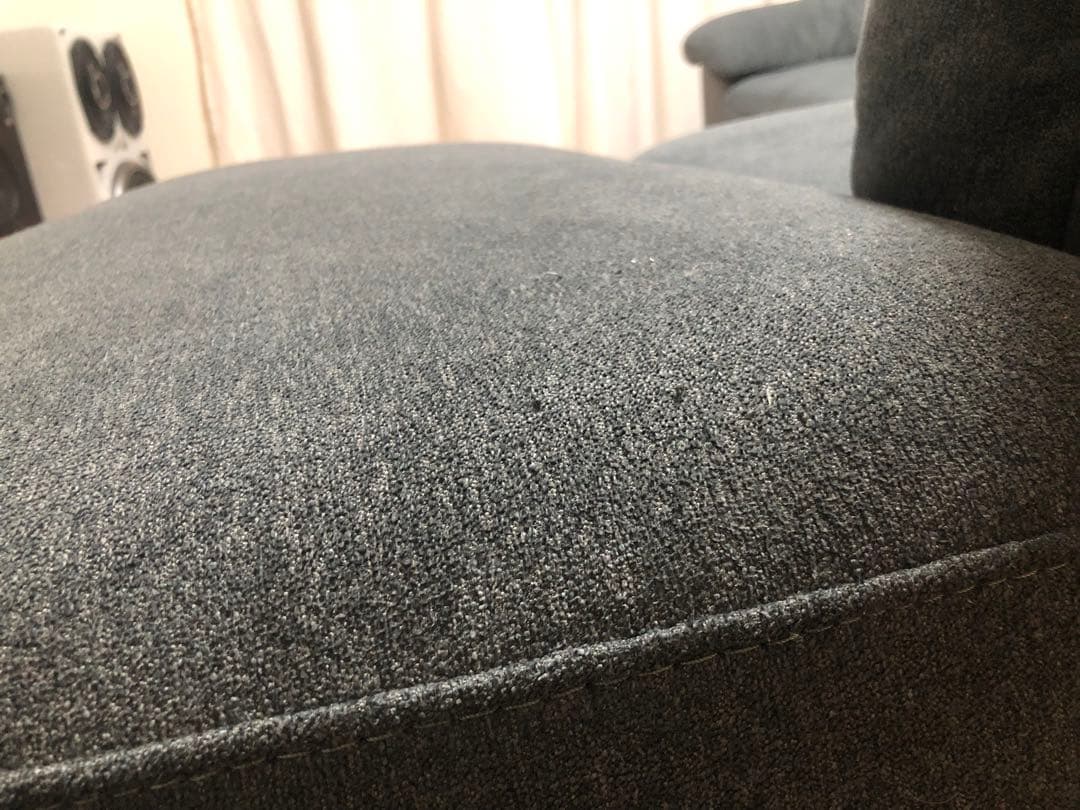 ニトリ　カウチソファ　ダークグレー L字型 コーナーソファ