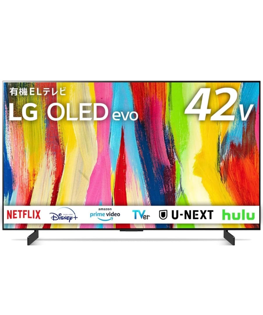 LG 有機EL テレビ 42型 4K OLED42C2PJA 2022年モデル