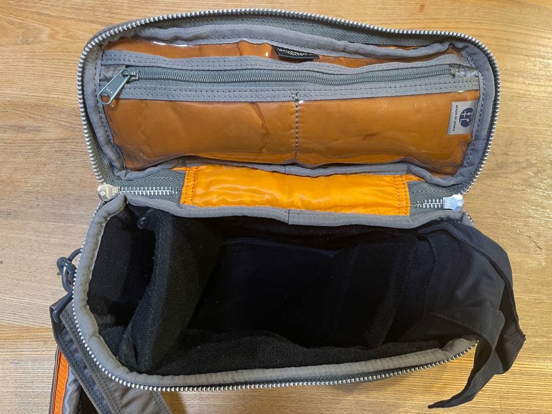 ポーター　タンカー シルバー　カメラ　ショルダーバッグ