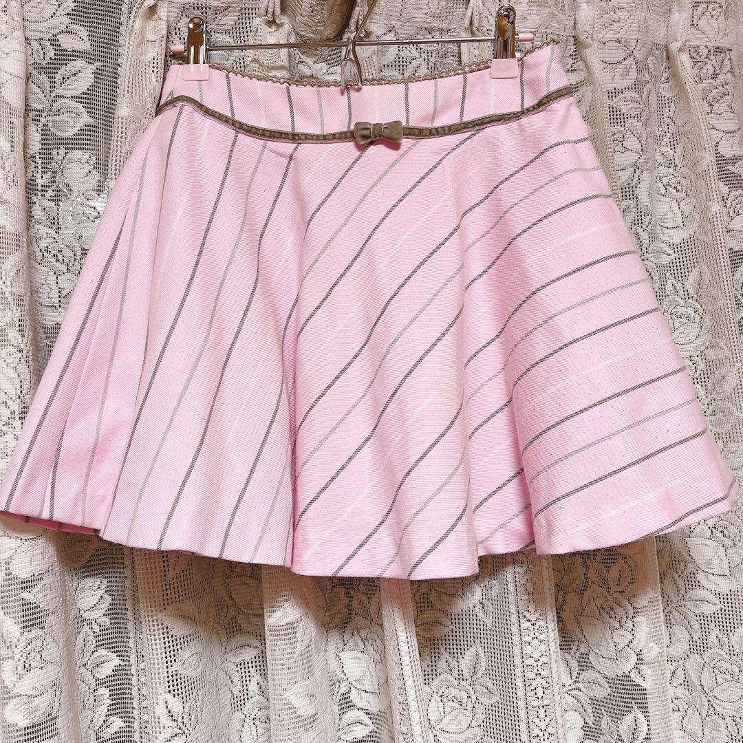 MILK ピンストライプ セットアップ　　ピンク