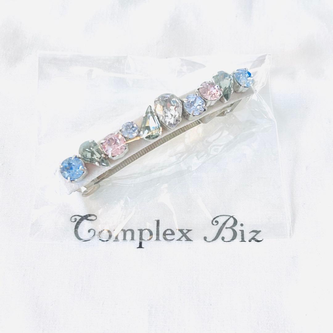 778【新品未使用】結婚式＊入学式＊和装／春色カラー大粒スワロフスキーバレッタ