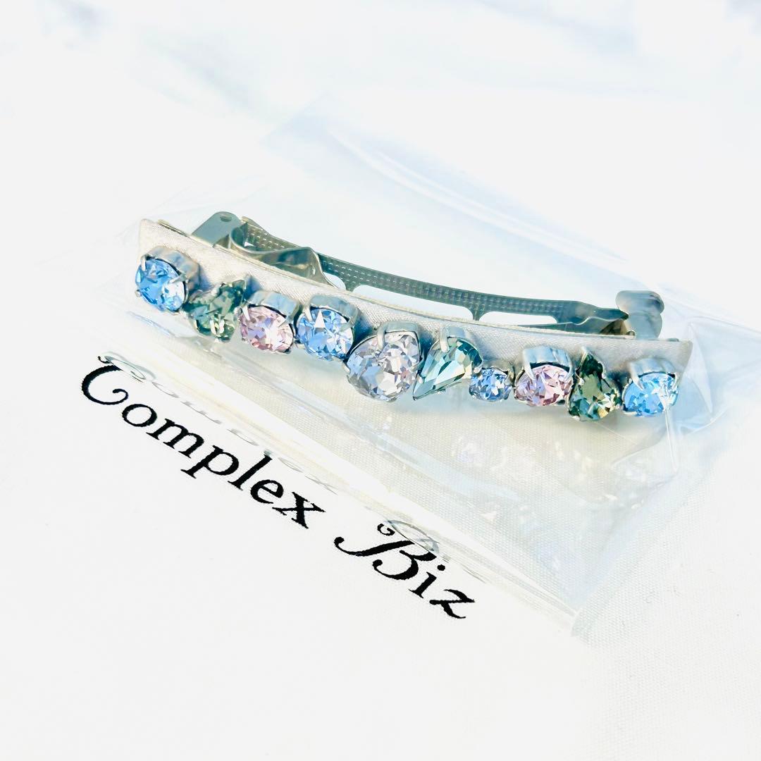 778【新品未使用】結婚式＊入学式＊和装／春色カラー大粒スワロフスキーバレッタ