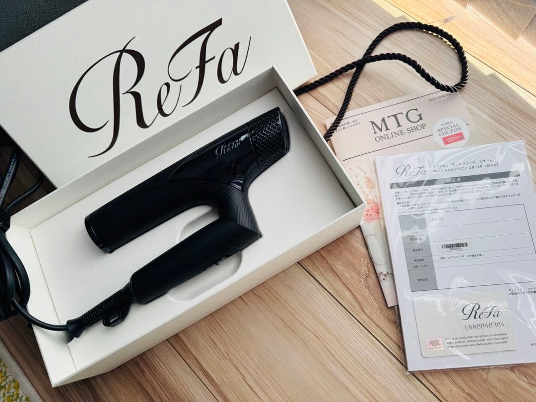 【完動品】美品　ReFa ヘアドライヤー ブラック　2023