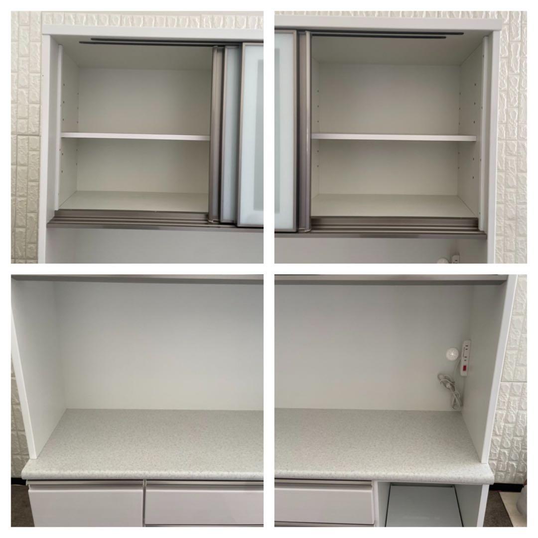 都内23区送料無料✨ニトリ✨ 食器棚　アルミナ2 幅120cm