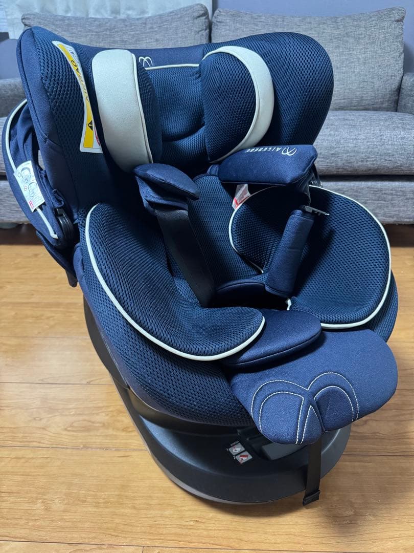 【美品】ALBEBE クルット5i グランス グランネイビー チャイルドシート