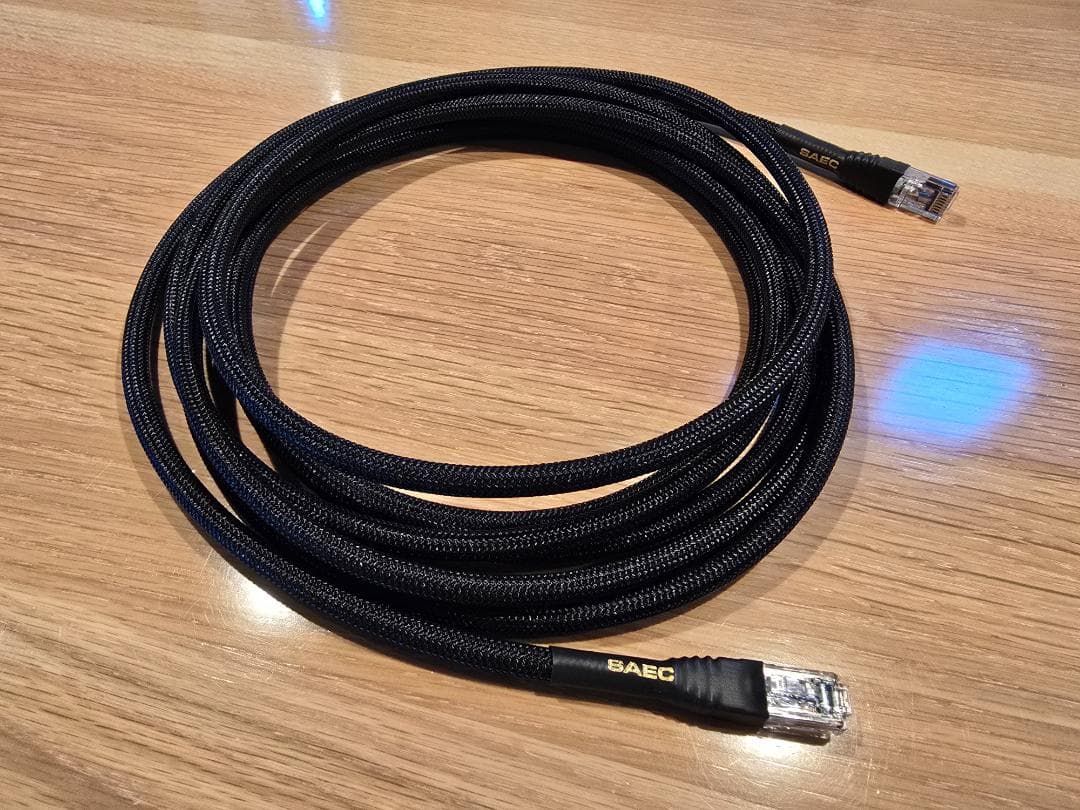 サエク SAEC SLA-500 LANケーブル 4.0m 中古美品