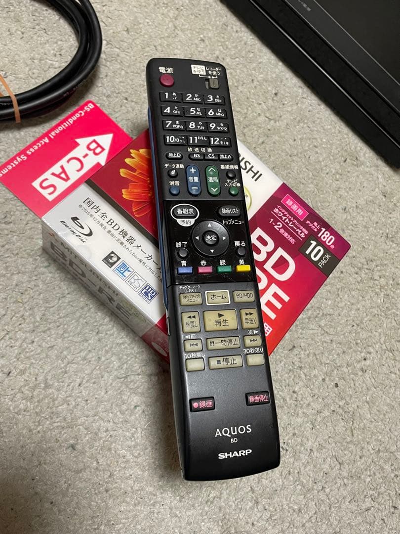 シャープAQUOSブルーレイレコーダー BD-NW1200