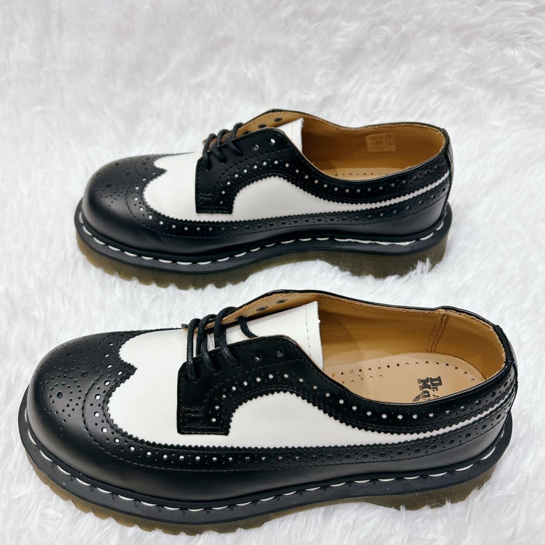 【新品未使用】Dr.Martens ドクターマーチン 白黒 バイカラー UK6