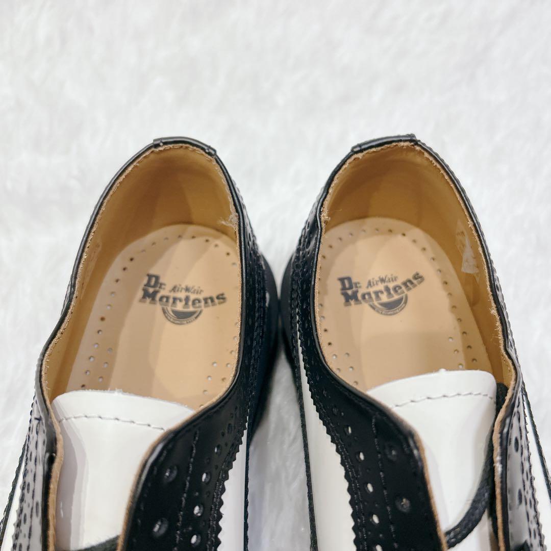 【新品未使用】Dr.Martens ドクターマーチン 白黒 バイカラー UK6