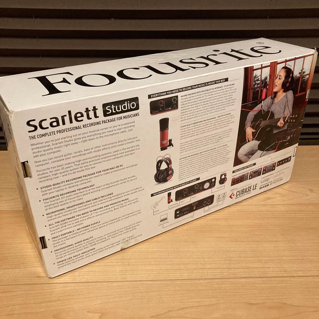 Focusrite Scarlett Studio オーディオインターフェース