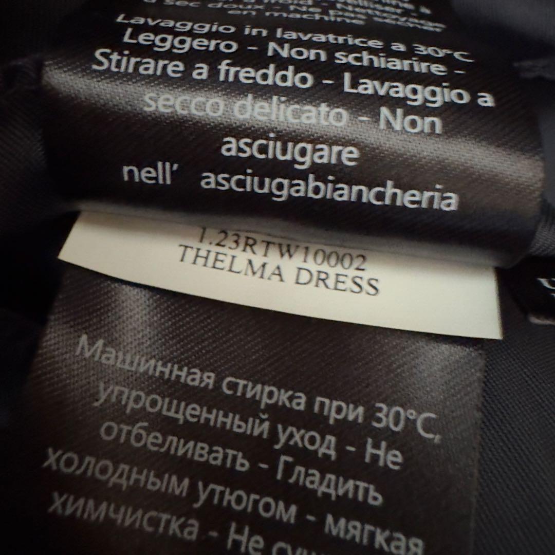 新品未使用　セシリーバンセン　THELMA DRESS ネイビー　M