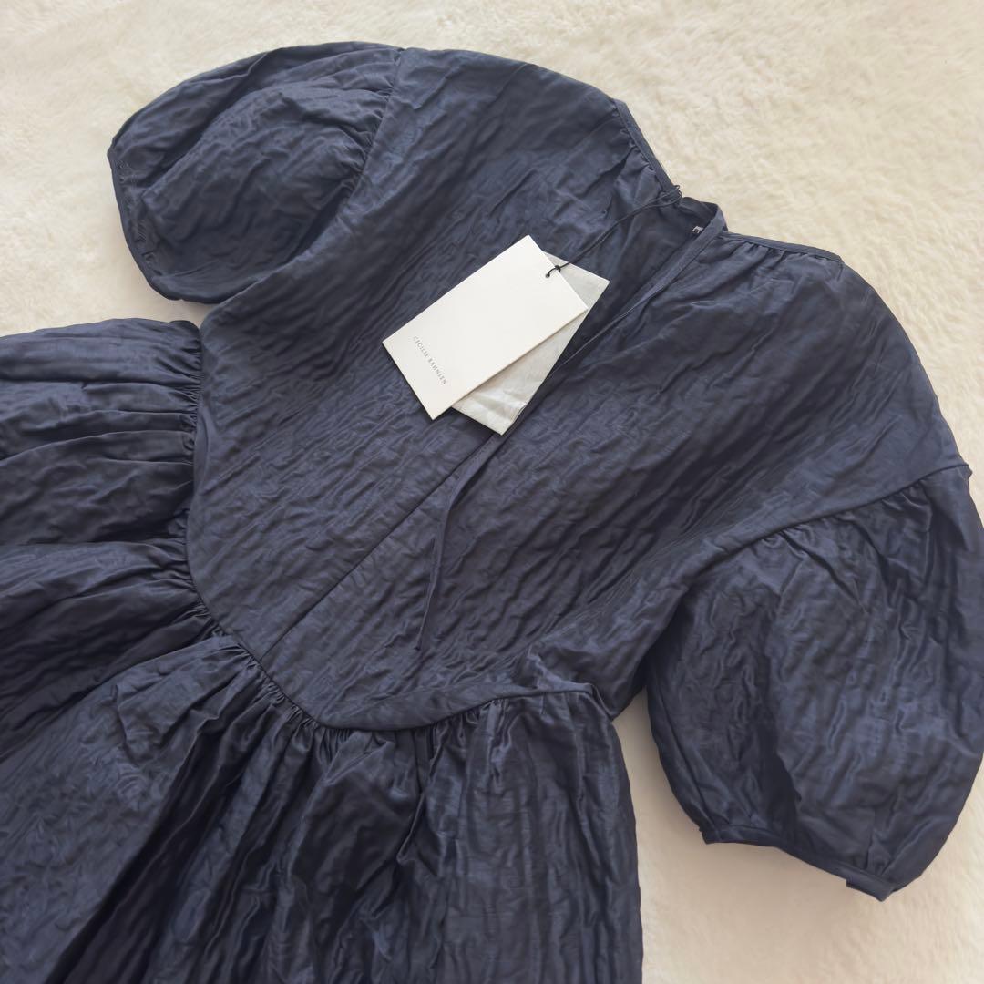新品未使用　セシリーバンセン　THELMA DRESS ネイビー　M