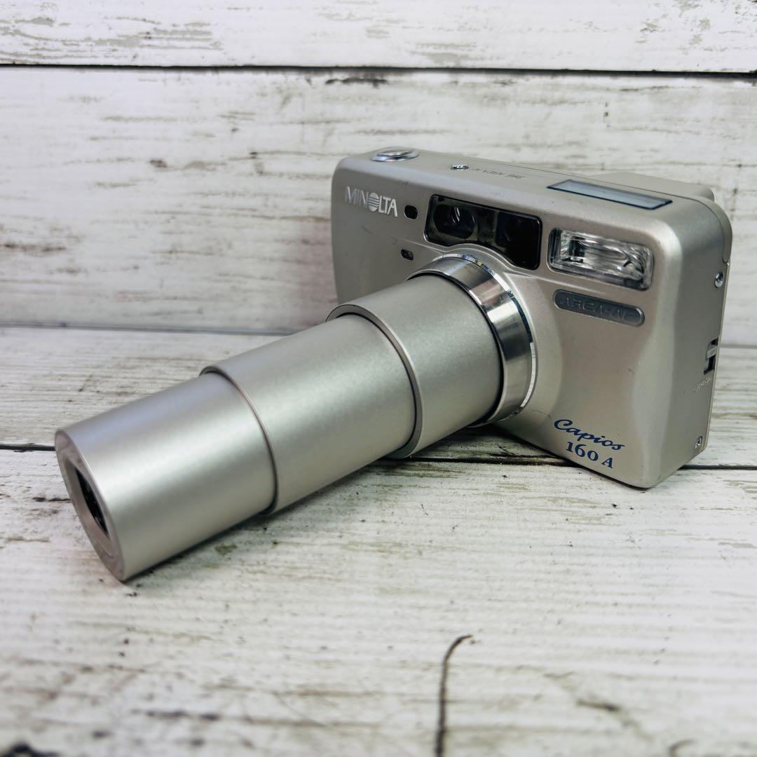 【動作良好】MINOLTA フィルムカメラ Capios 160A