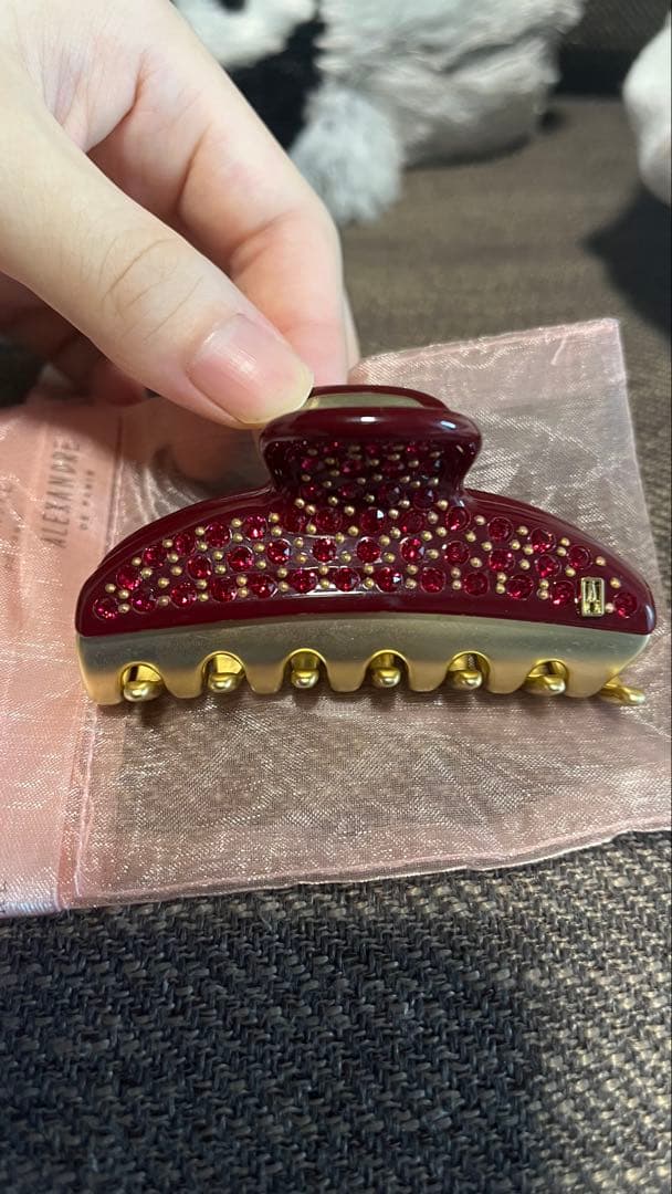 Alexandre de Paris Mクリップ(ボルドー)