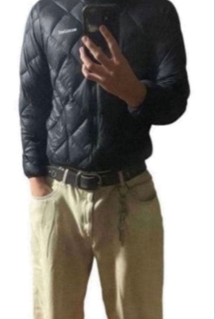 希少サイズmont-bell ダウンジャケット キルティングリバーシブル 黒/赤