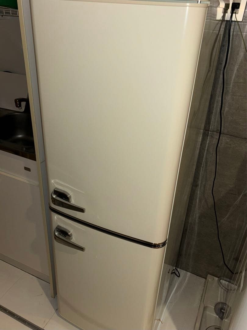 【即購入OK】アイリスプラザ 冷蔵庫 PRR-142D-W 130L