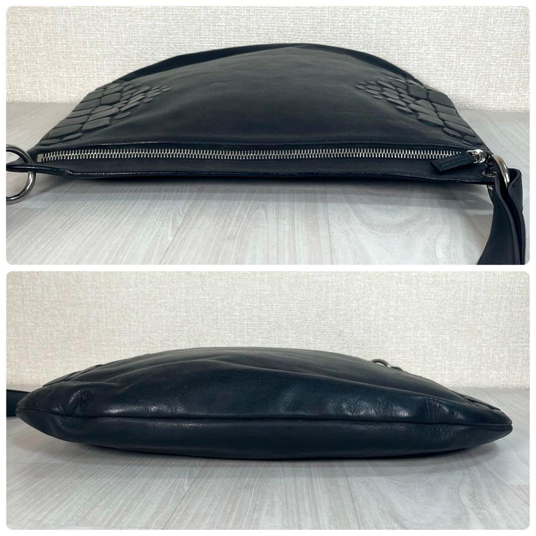 【希少】JIL SANDER　ショルダー バッグ　ラフ シモンズ期　立体エンボス