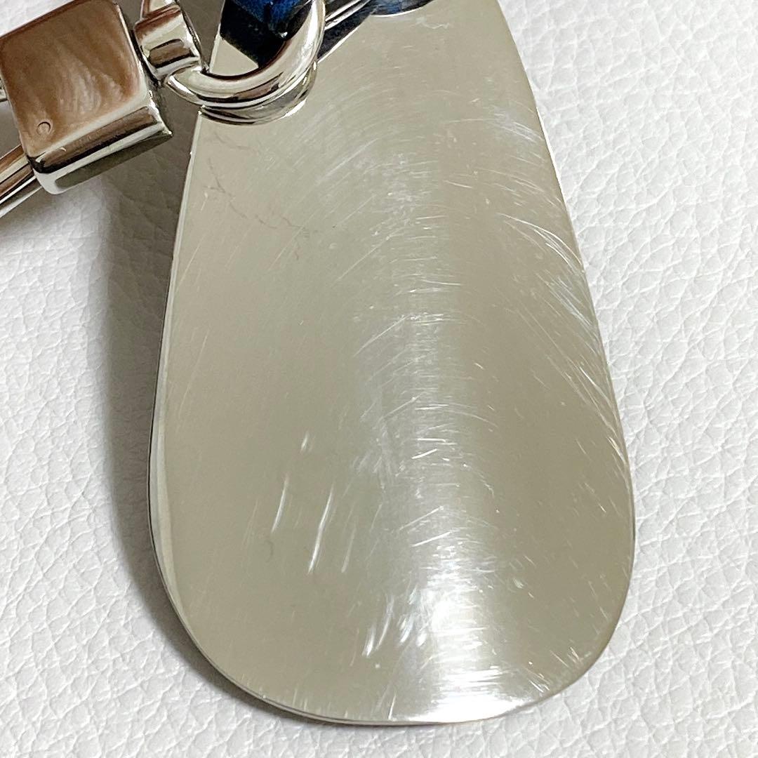 BERLUTI / シューホーン スクリットレザー ローテイティブ キーリング