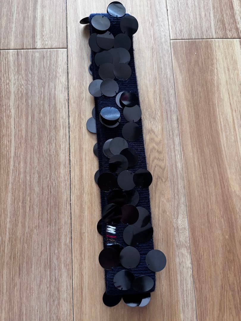 extreme cashmere スパンコール付ベルト