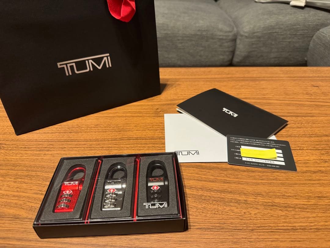 【新品未使用品】TUMI TSAロック3個セット